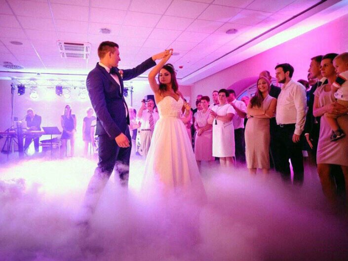 Ciężki dym na wesele Konin. Pierwszy taniec Hotel Wityng